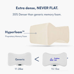 C CUSHION LAB coussin entre les genoux en usage pour meilleur alignement