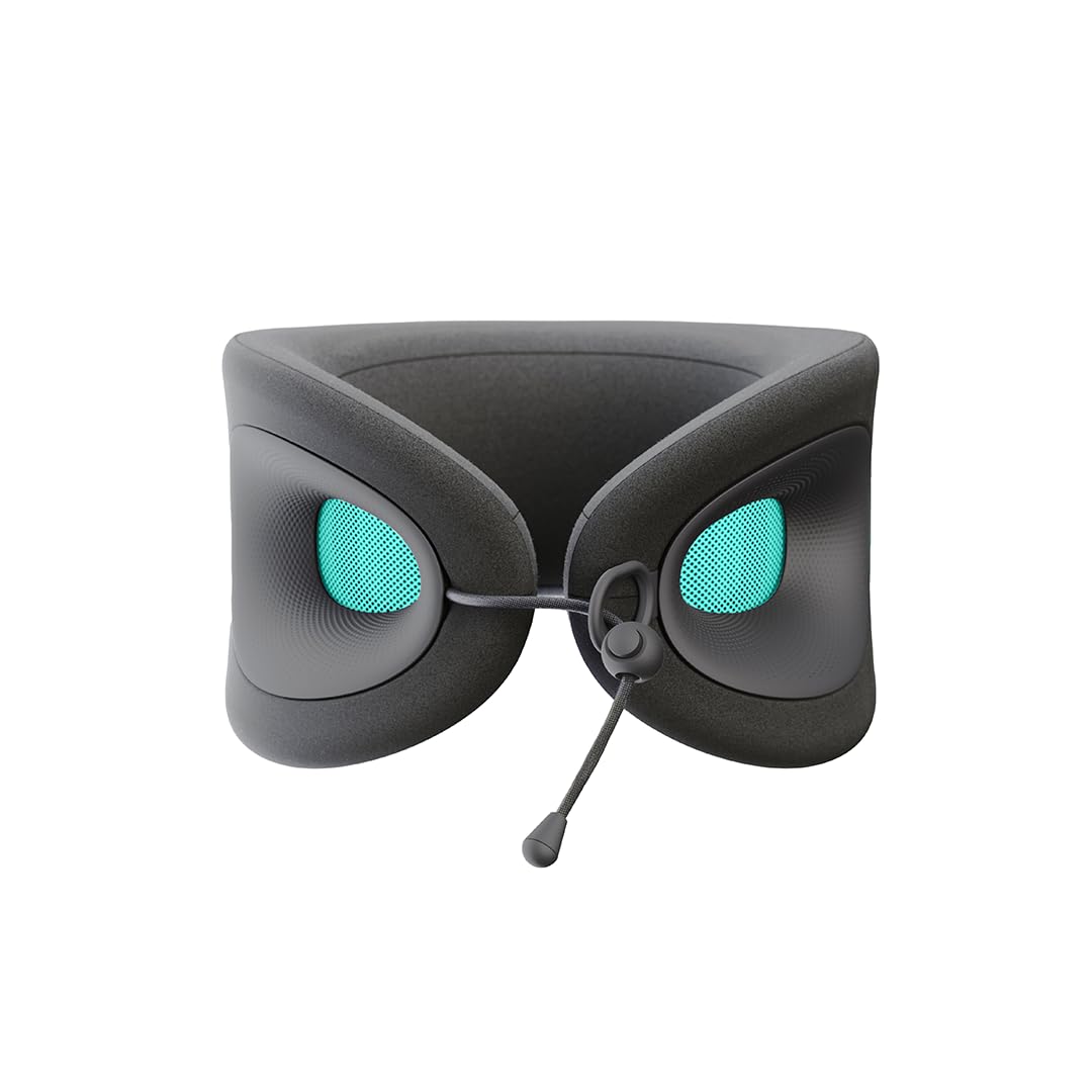 Cabeau Evolution X vue avant turquoise montrant forme ergonomique et confort