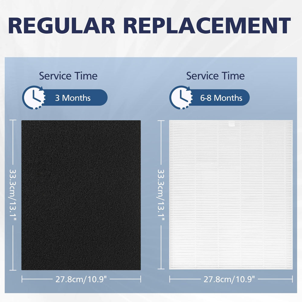 Cabiclean filtre tenu en main pour comparaison d'échelle, montre dimensions pratiques