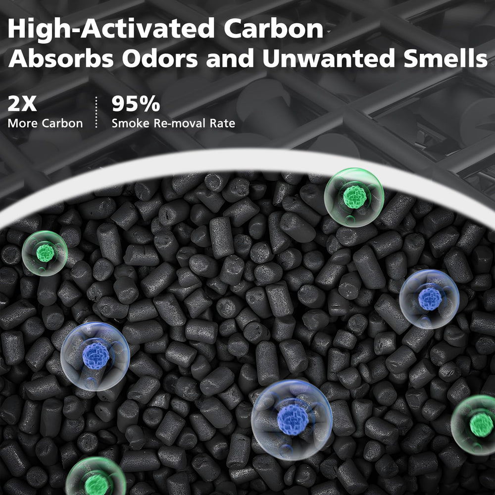 Cabiclean Core P350 filtre installé dans LEVOIT démontrant facilité