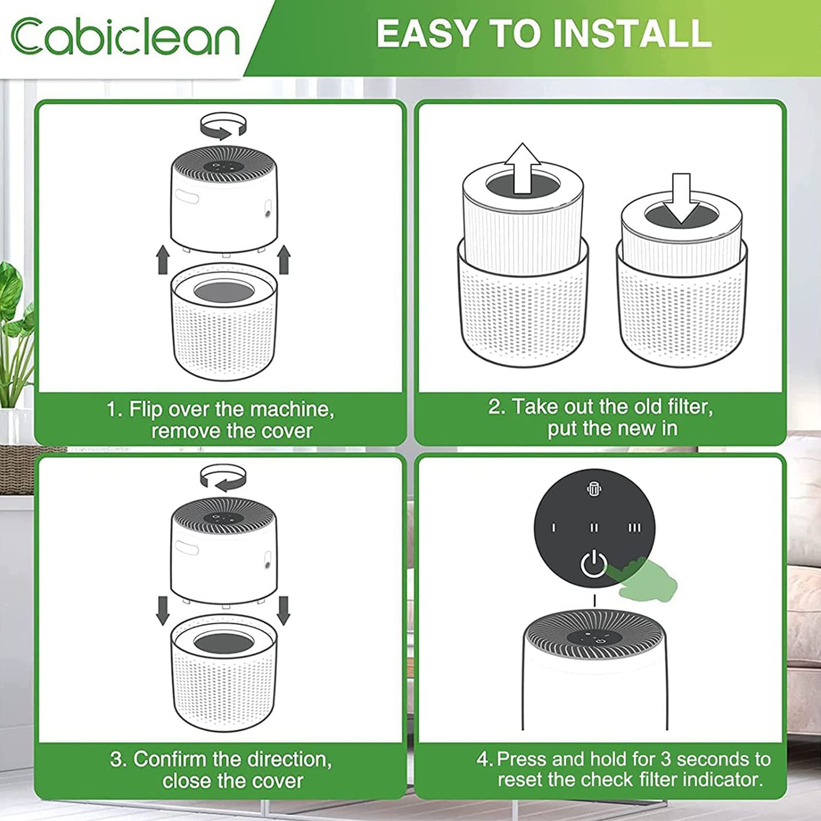 Étiquette Cabiclean avec certification FSC et conformité matériau responsable