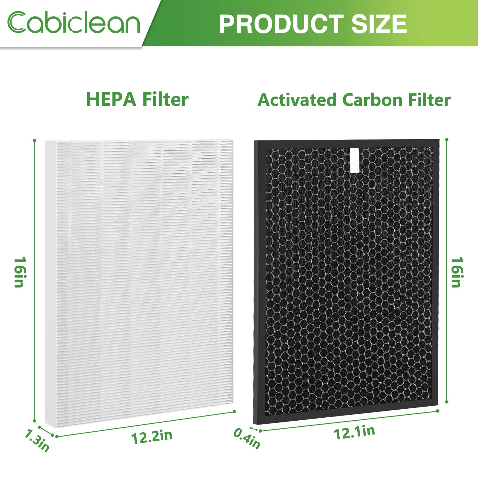 Gros plan filtre HEPA Cabiclean HR900 illustrant capture des particules et meilleur air intérieur