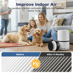 Cabiclean comparaison taille du filtre LV-H-132 montrant dimensions précises et ajustement sûr
