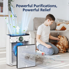 Pré-filtre lavable Cabiclean PR1 illustrant nettoyage facile