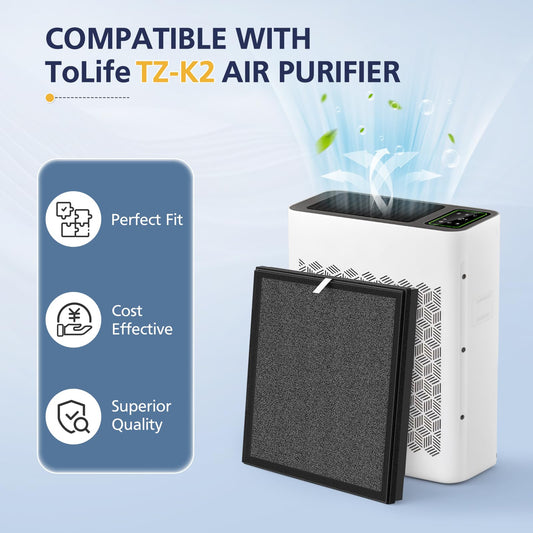 Cabiclean TZ-K2 gros plan préfiltre lavable prolonge durée de vie