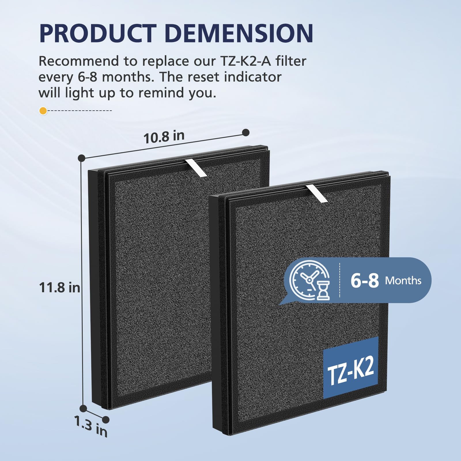 Cabiclean TZ-K2 texture du matériau haute densité pour filtration efficace