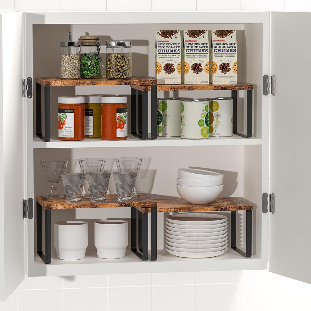 CADUKE étagère en usage cuisine organisant tasses et bocaux