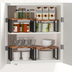 CADUKE étagère en usage cuisine organisant tasses et bocaux