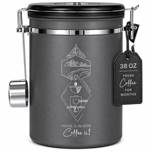 CafetastiQ vue de face 38oz, conservation optimale des arômes