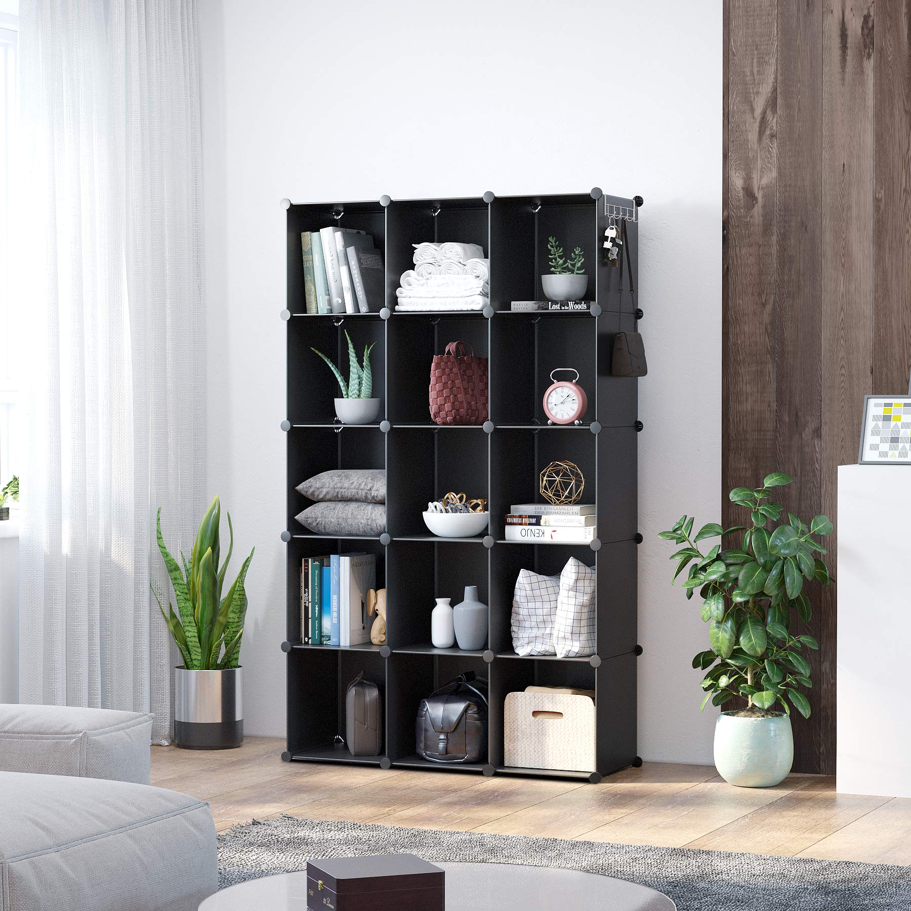 C&AHOME cubes équipés de bacs textile pour rangement ordonné et esthétique