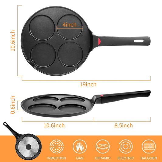 CAINFY gros plan du revêtement céramique 3 couches, cuisson antiadhésive saine