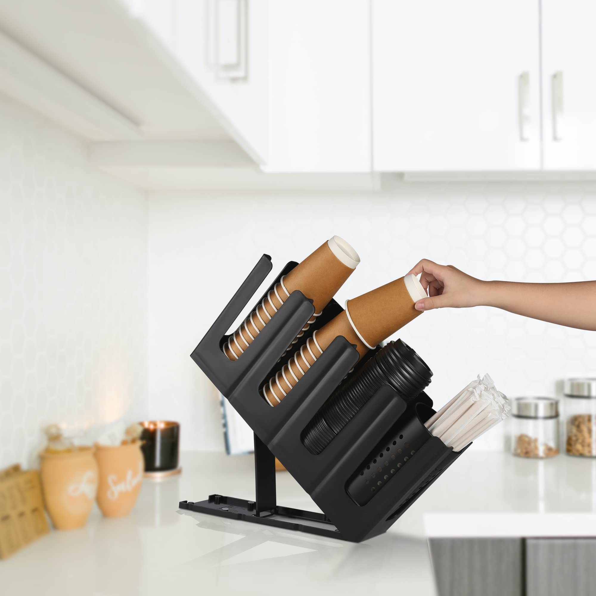 Cairondin rangement pailles détail montrant accès pratique et hygiène