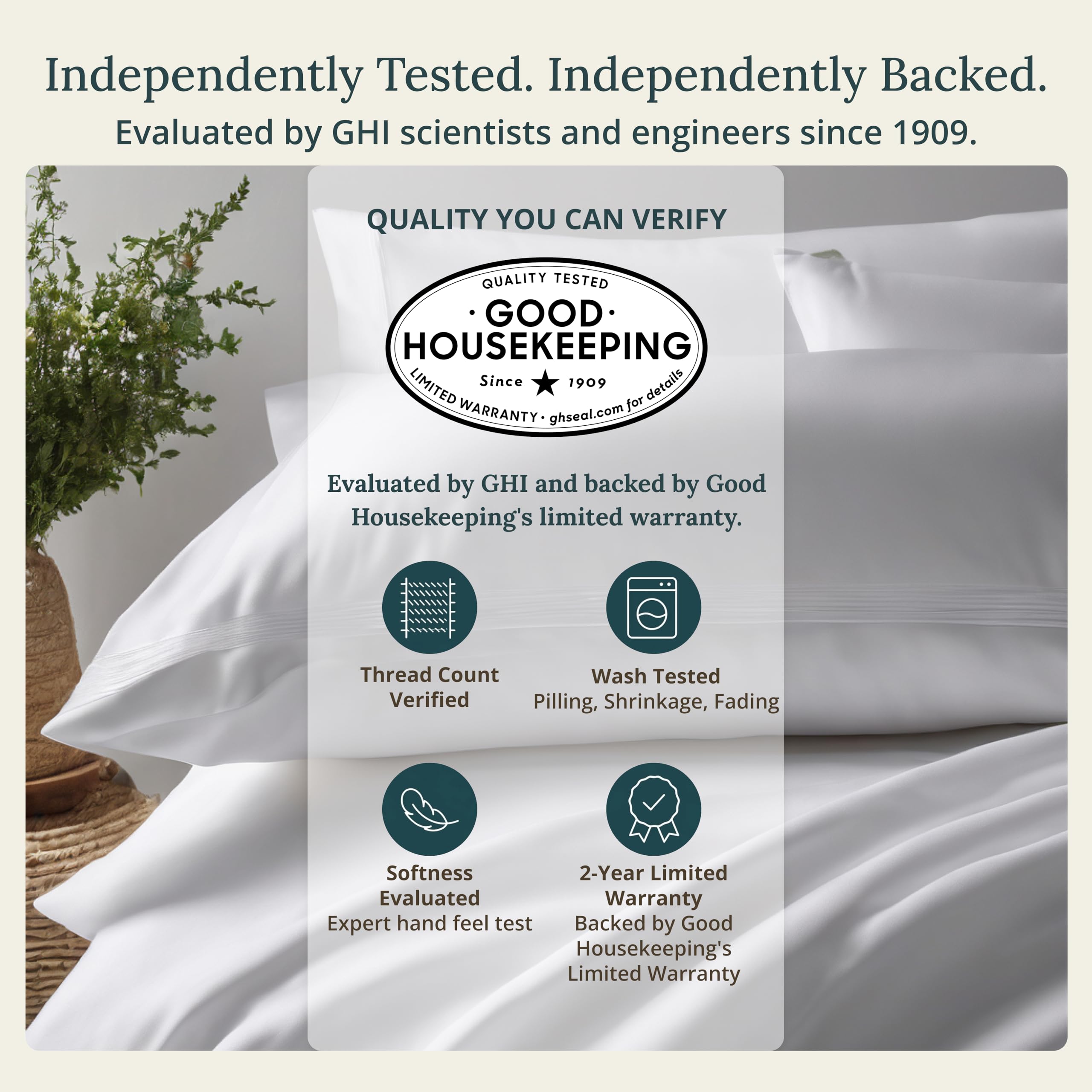 California Design Den gros plan sur le tissage percale montrant texture respirante