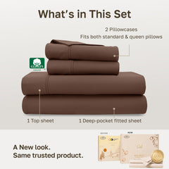 California Design Den drap-housse ajusté sur matelas profond, maintien élastique fiable