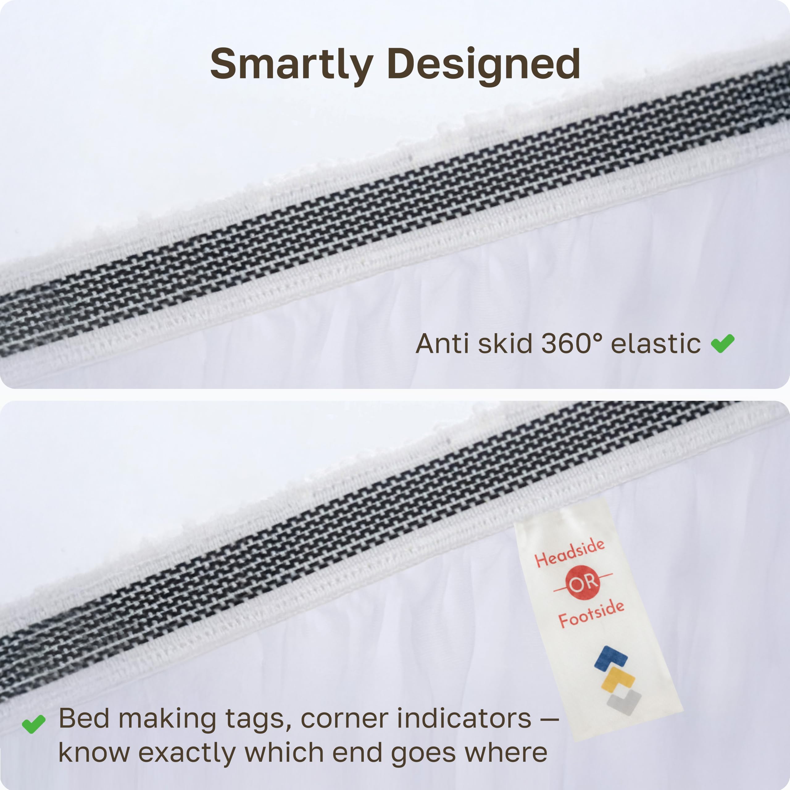 California Design Den élastique renforcé montrant maintien antidérapant toute la nuit
