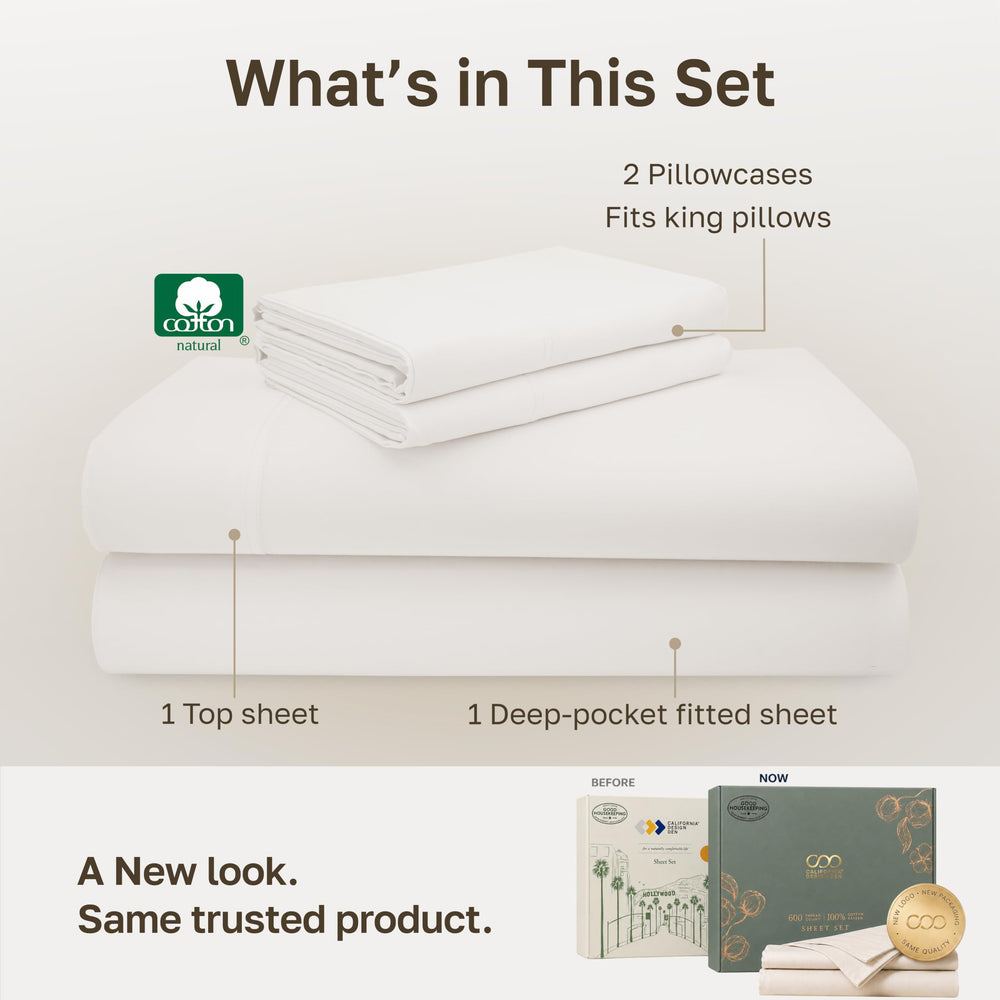 California Design Den drap housse avec élastique tout autour garantissant maintien sur matelas profond