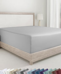 California Design Den drap-housse face montrant la finition soyeuse et confort