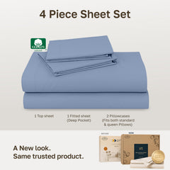 California Design Den drap-housse profond sur matelas 14", maintien sécurisé