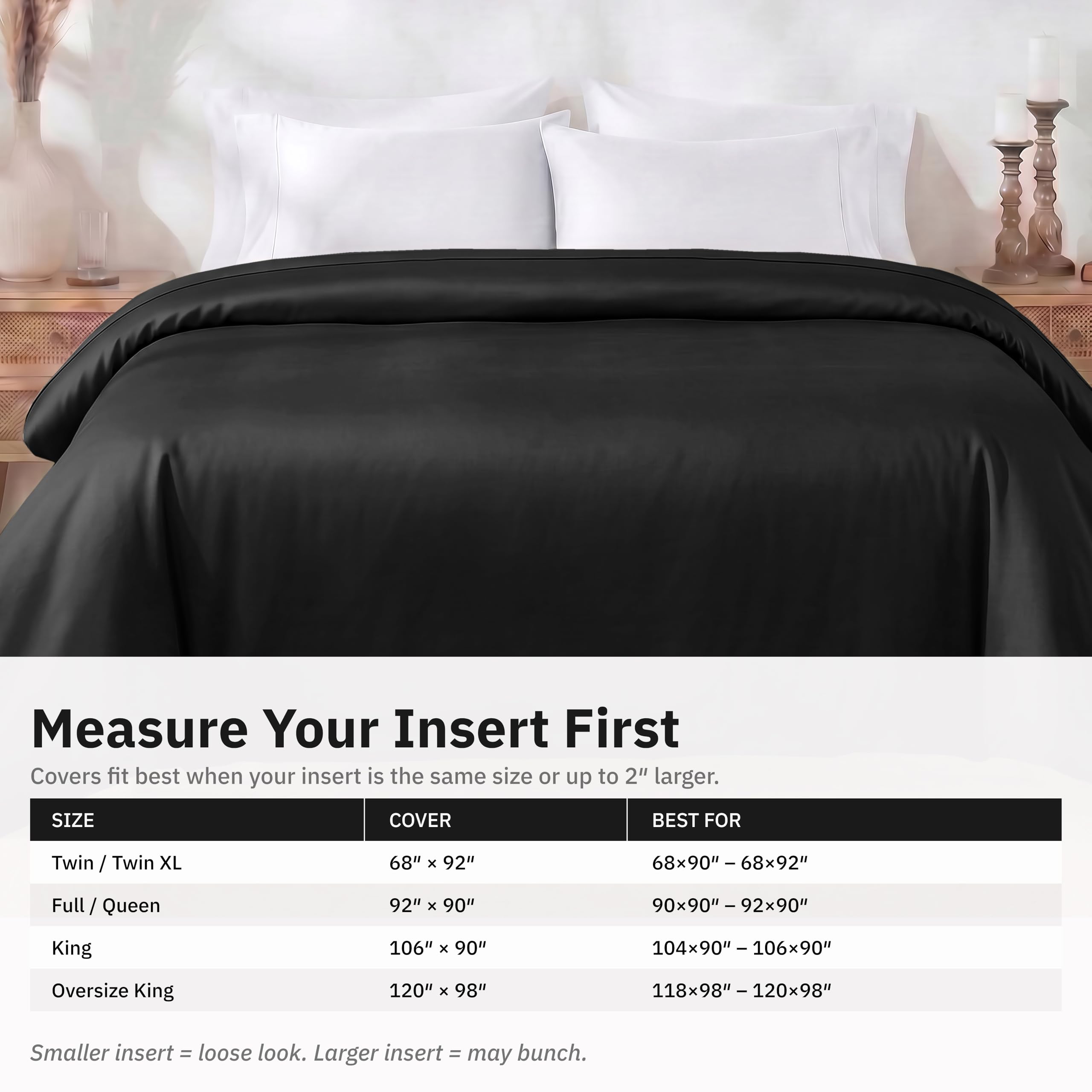 California Design Den comparaison taille twin XL pour vérification d'ajustement