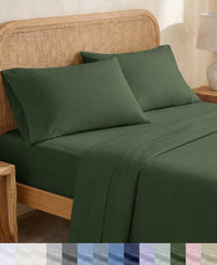 California Design Den parure olive face avant montrant finition mate et style