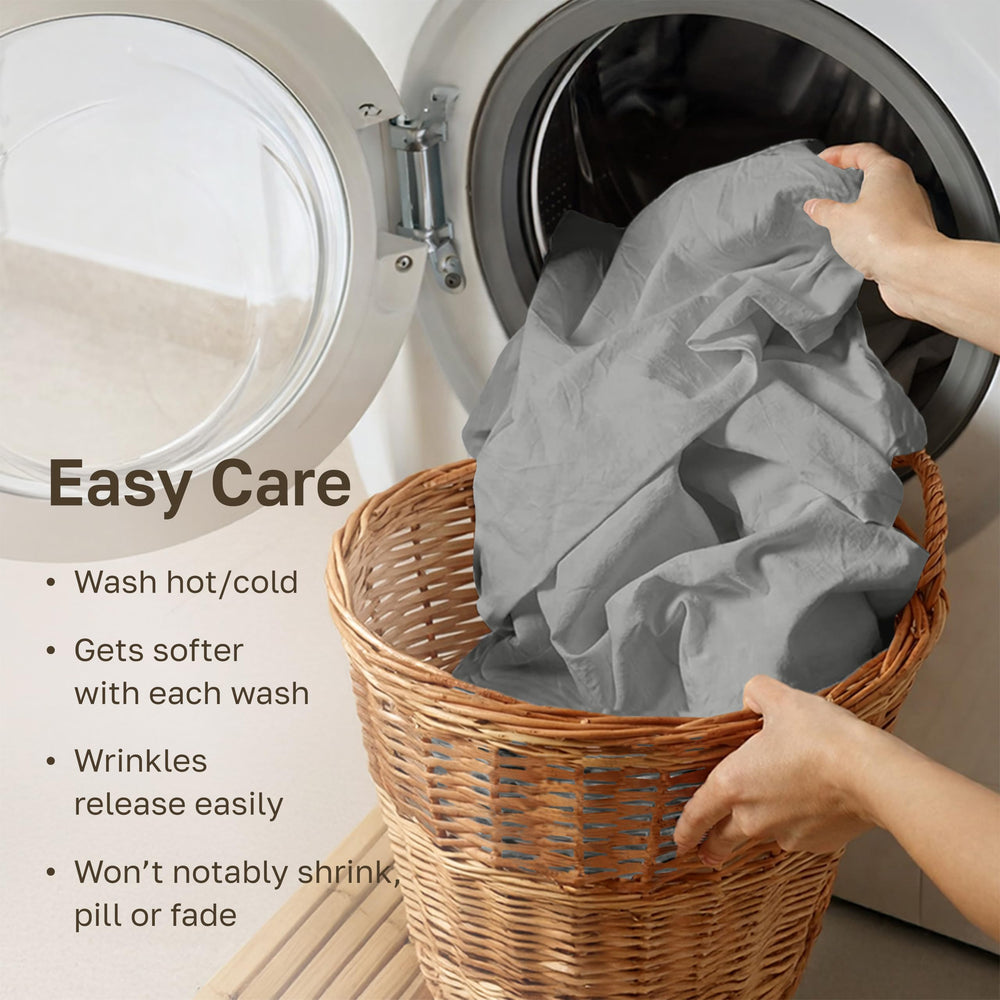 California Design Den housses dans panier de linge lavé, bénéfice : tenue au lavage facile