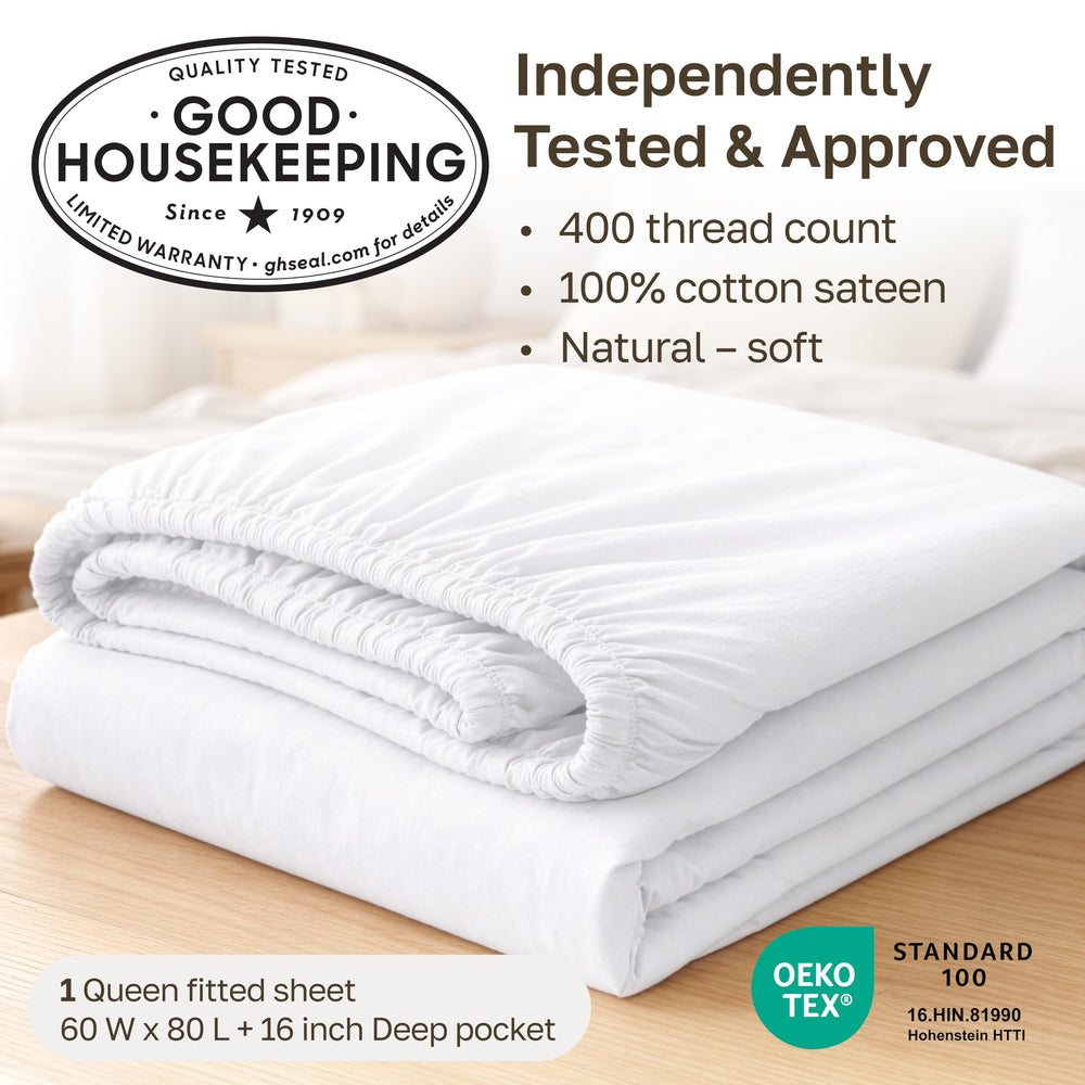 California Design Den poche profonde 16 pouces assurant maintien sur matelas épais