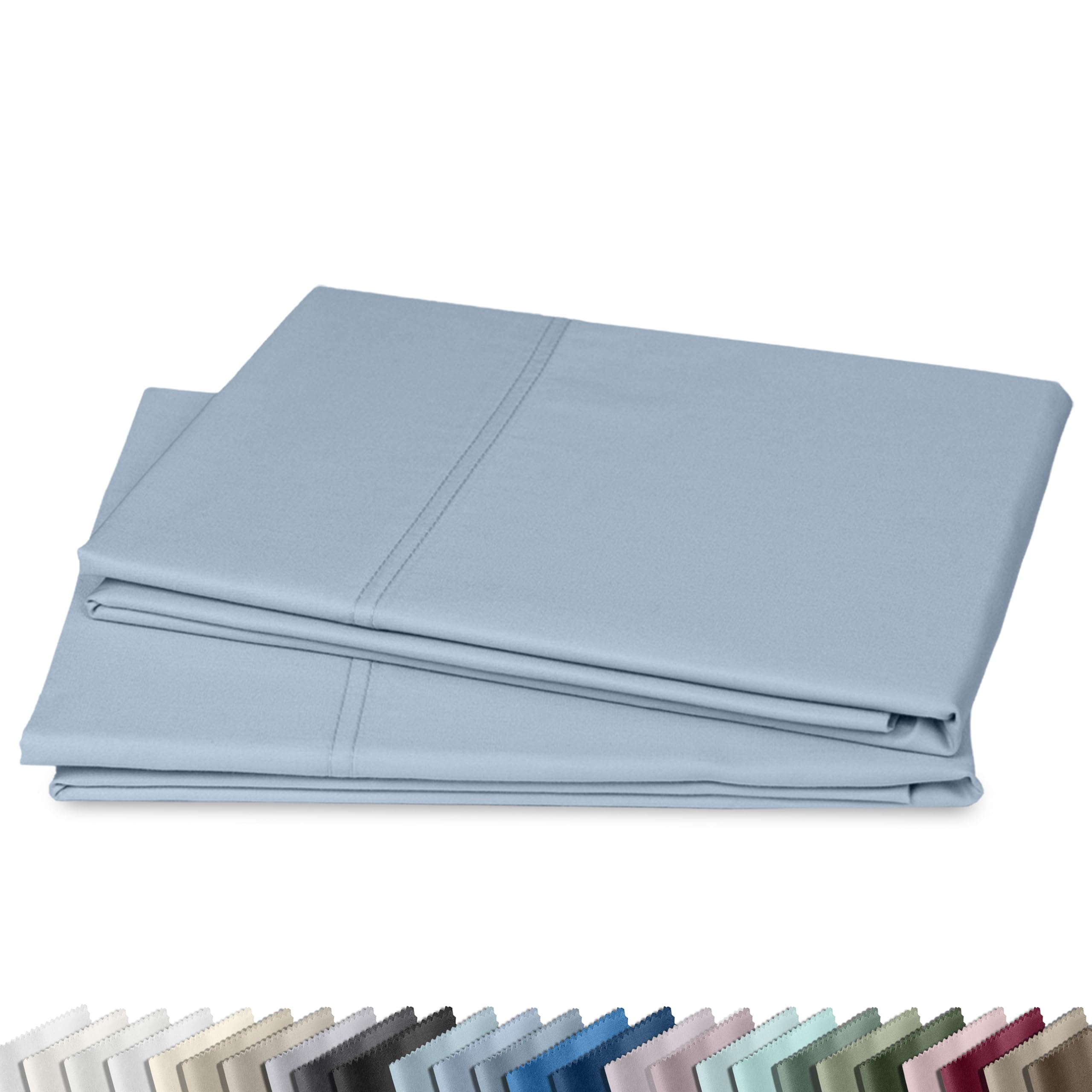 California Design Den taies devant paquet montrant finition et couleur bleue