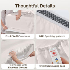 Taies California Design Den avec fermeture portefeuille, maintien d'oreiller soigné