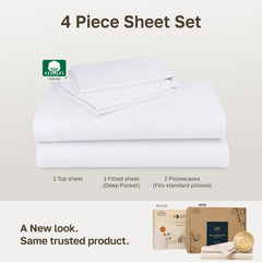 California Design Den drap plat et taies arrangés pour aperçu complet du set