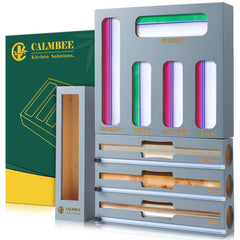 Calmbee vue avant du distributeur en bambou pour tiroir, rangement pratique
