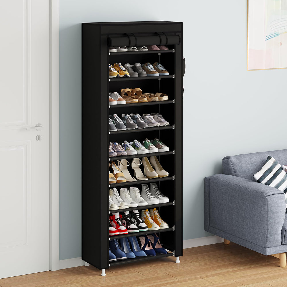 Calmootey étagère ajustée pour bottes hautes et chaussures volumineuses