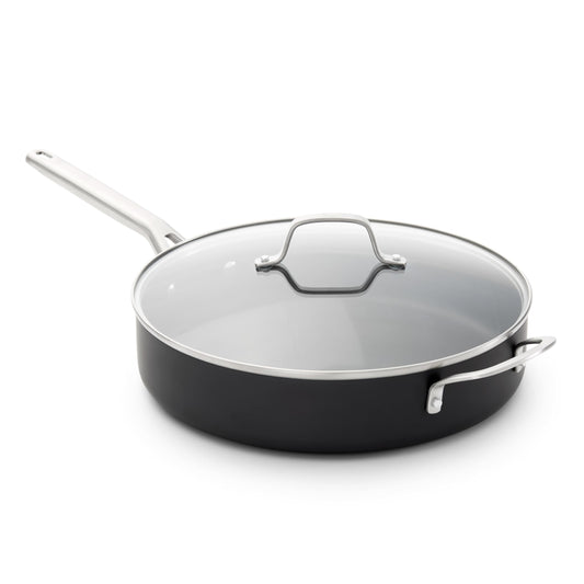 Calphalon poêle sauté vue frontale montrant design et capacité