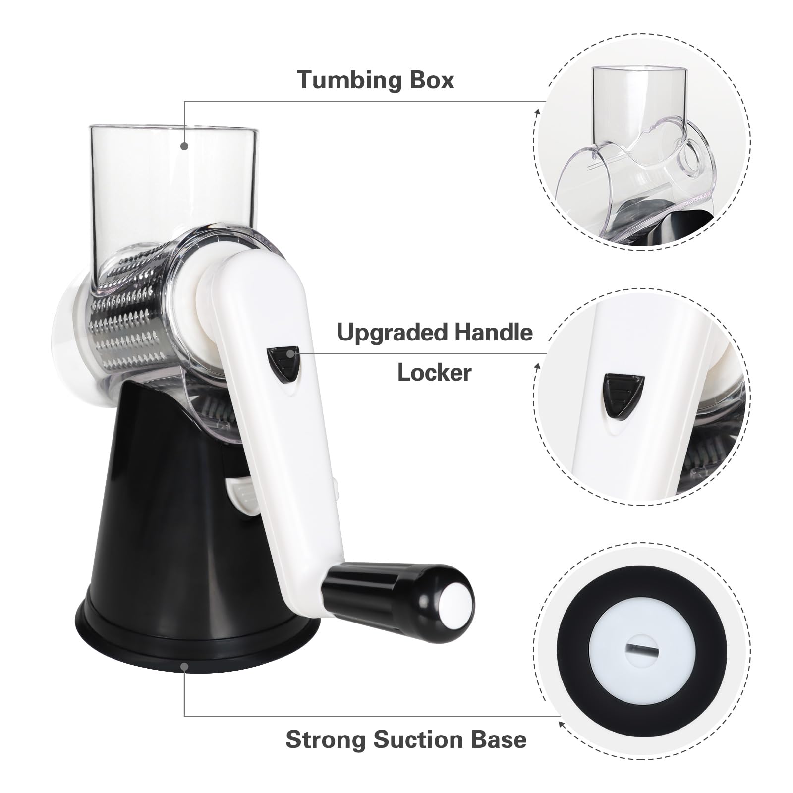 Cambom pièces démontées pour nettoyage et rangement compact facile