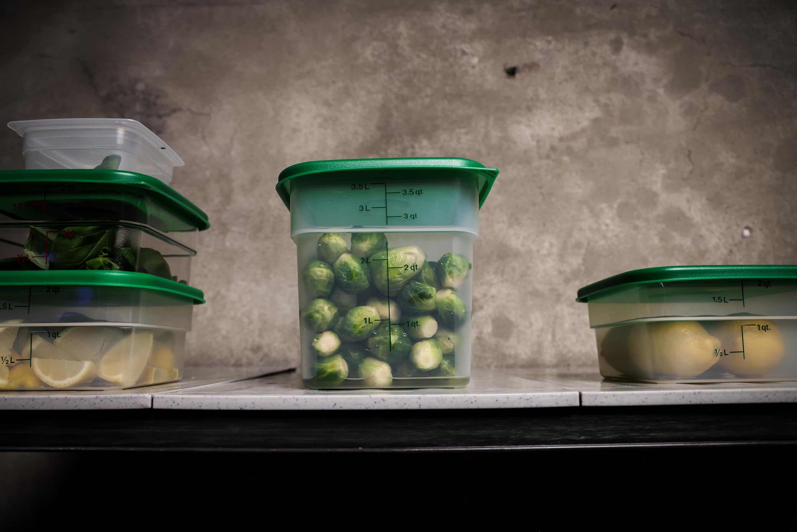 Cambro dans congélateur préserve aliments et gèle efficacement