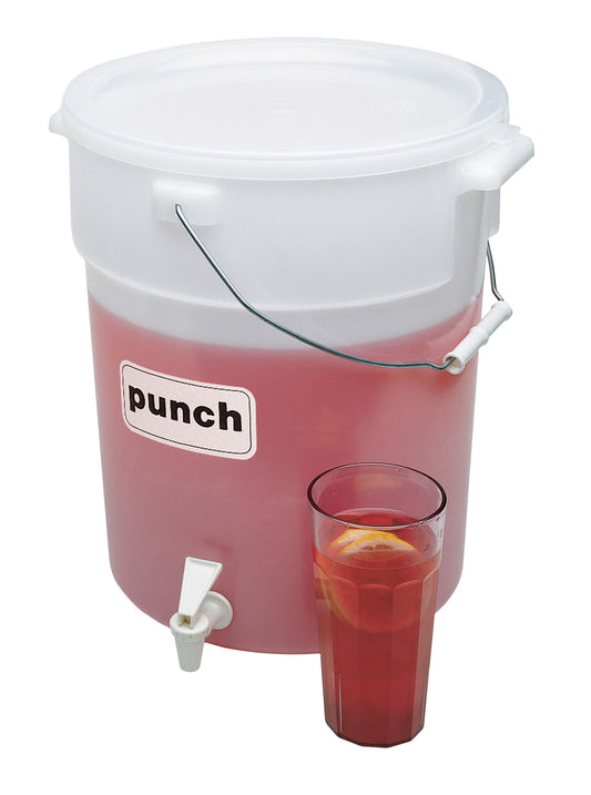 Cambro distributeur face avant blanc montrant design professionnel et capacité