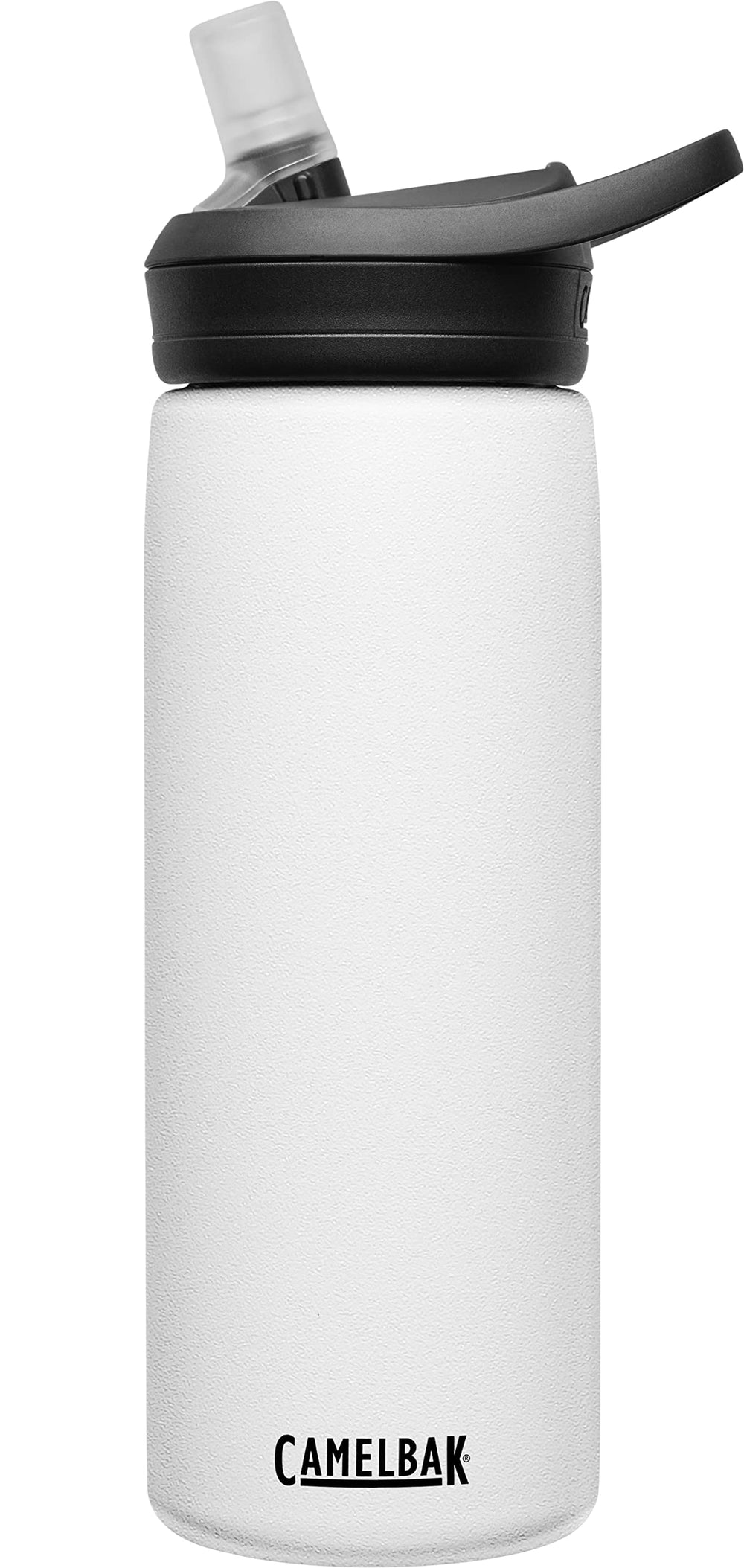CamelBak Eddy+ face avant montrant design blanc et poignée pratique