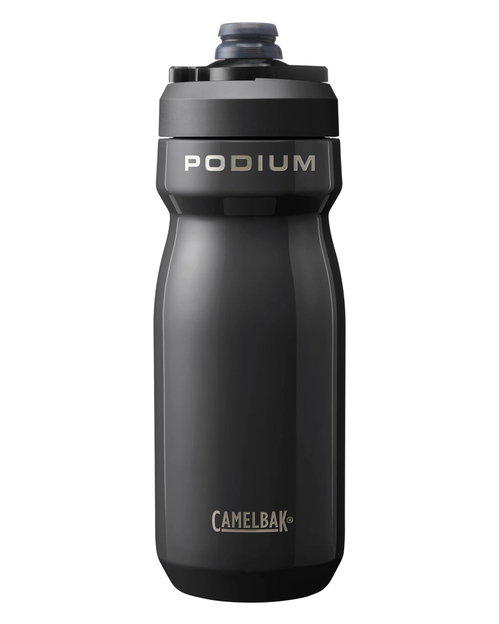 CamelBak Podium vue avant noire montrant la forme et la capacité pratique