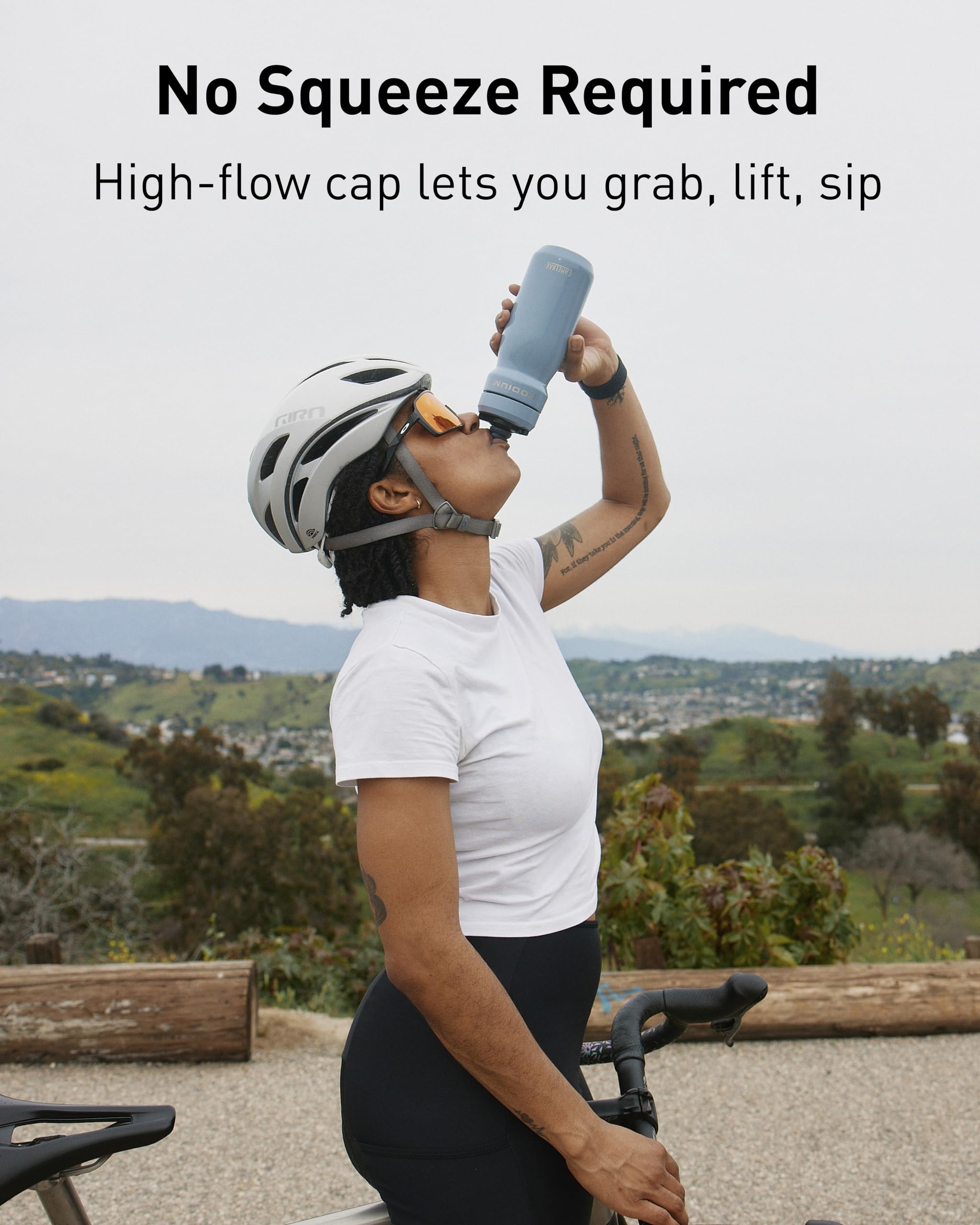 CamelBak Podium texture acier inoxydable durable sans goût ni odeur