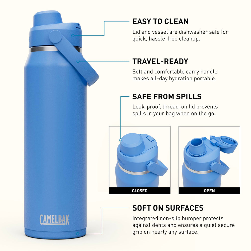 CamelBak ouverture de goulot et intérieur acier inoxydable hygiénique