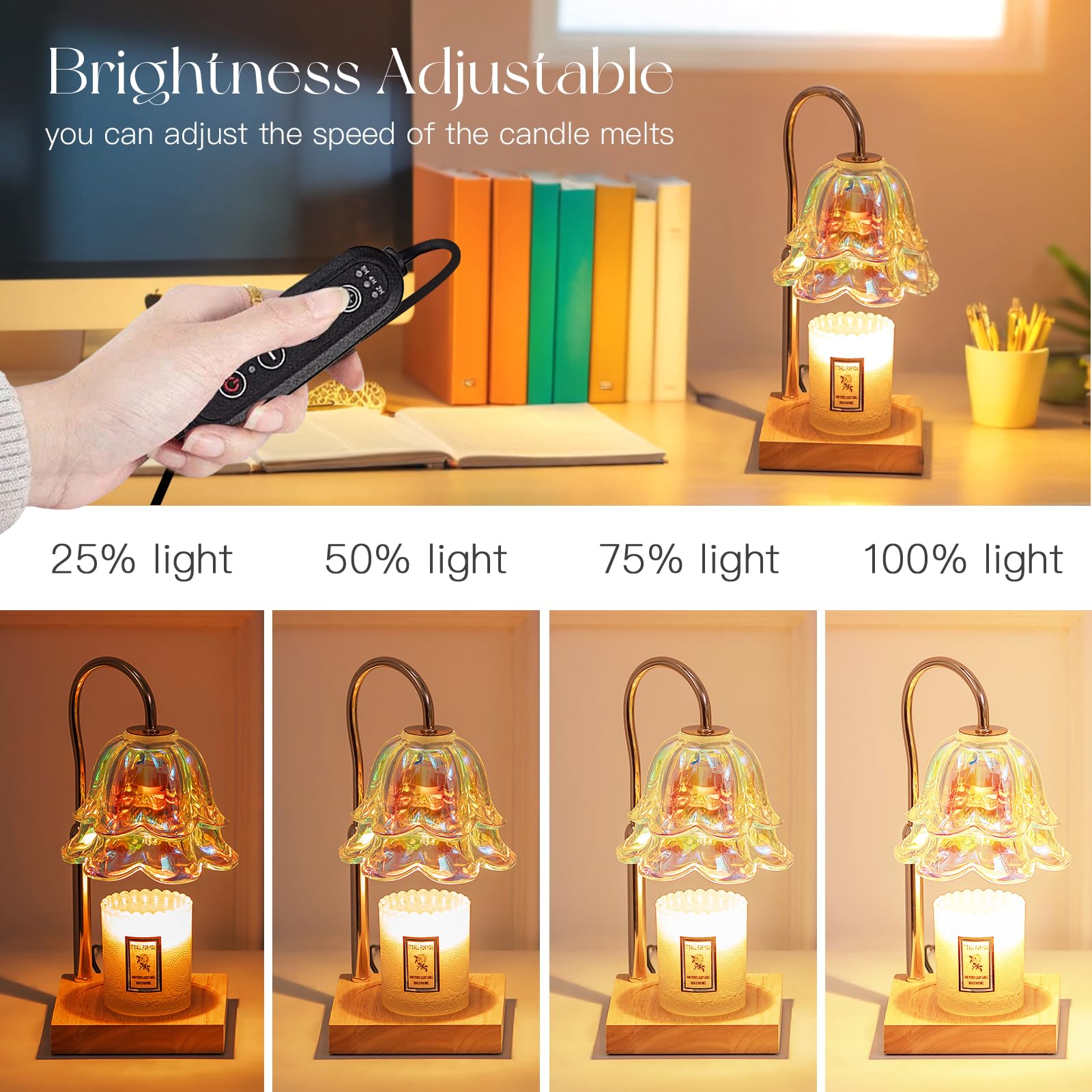 Candeldo comparaison taille avec main pour visualiser proportions pratiques
