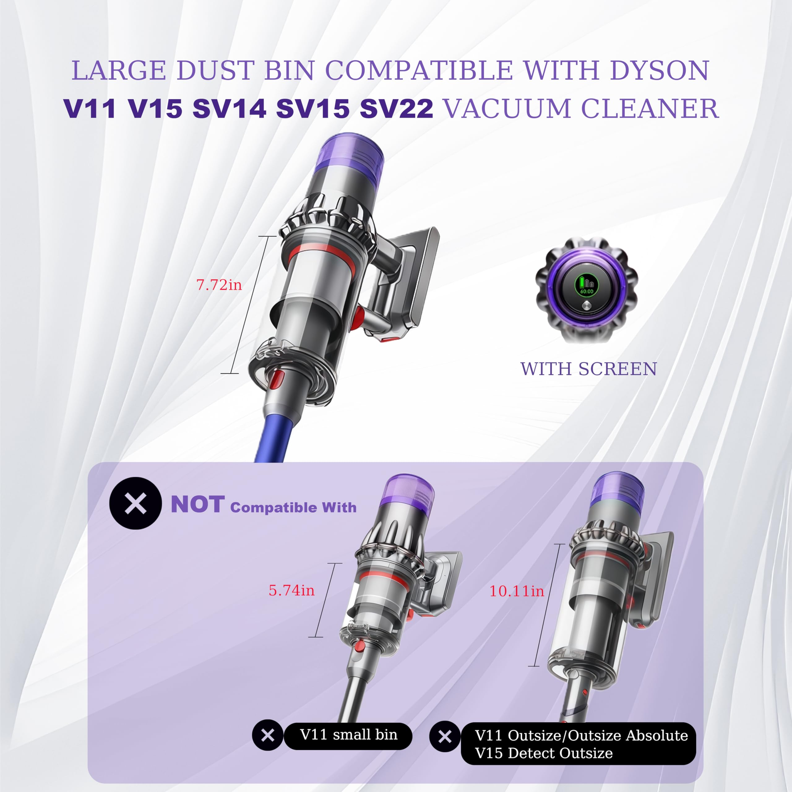 CandgFun gros plan du filtre HEPA inclus pour filtration améliorée