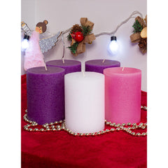 CANDWAX bougie allumée sur table offrant une lumière chaude et atmosphère cosy