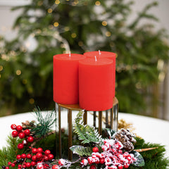 CANDWAX bougie sur socle décoratif pour présentation sécurisée