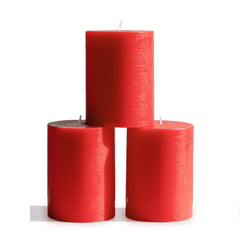 CANDWAX bougies pilier face montrant finition uniforme et élégance