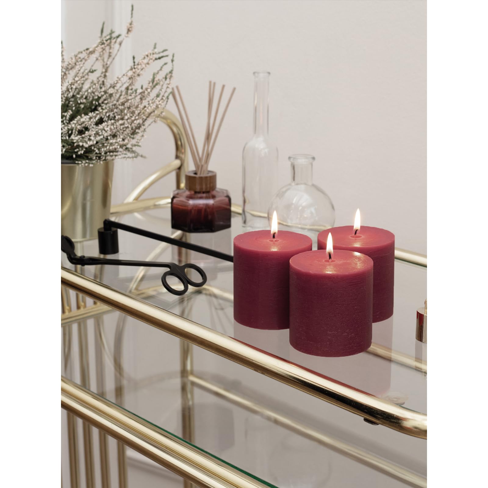 CANDWAX comparaison d'échelle sur table, identifie format 3x3 pratique