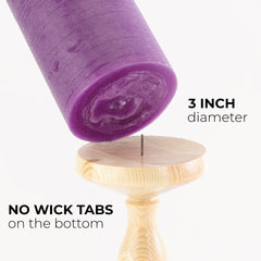 CANDWAX détail mèche 100% coton pour combustion propre et stable