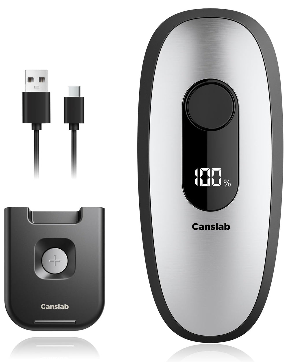 Canslab IRON face avant en acier inoxydable, design élégant et ergonomique
