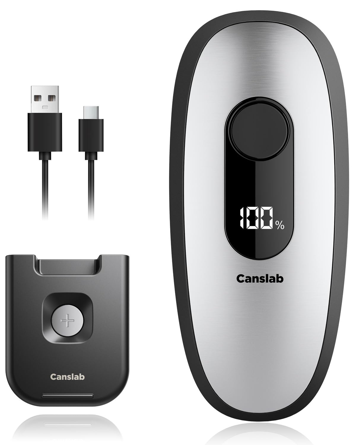 Canslab IRON face avant en acier inoxydable, design élégant et ergonomique