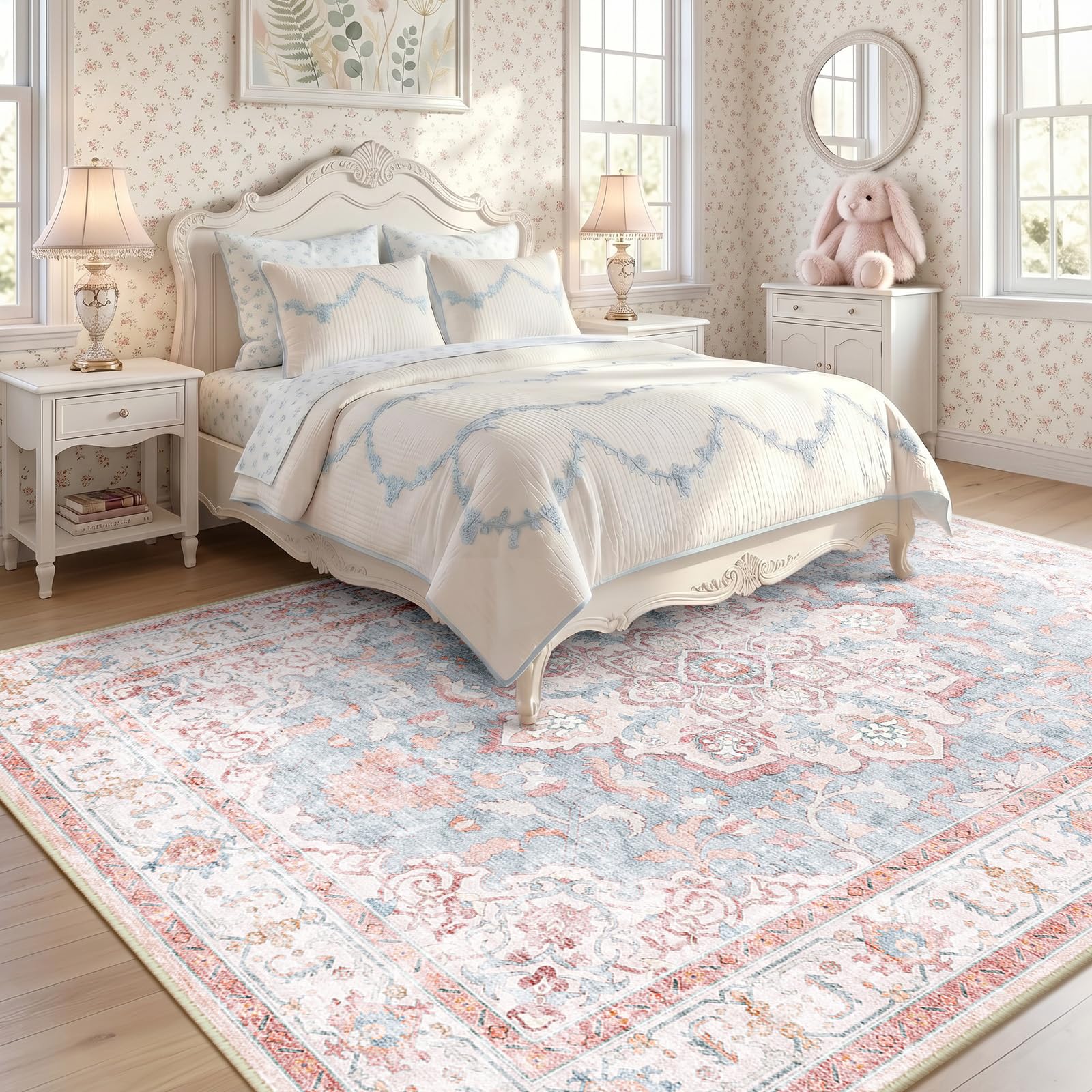 Gros plan motif floral CAPALOCA vibrant et moderne
