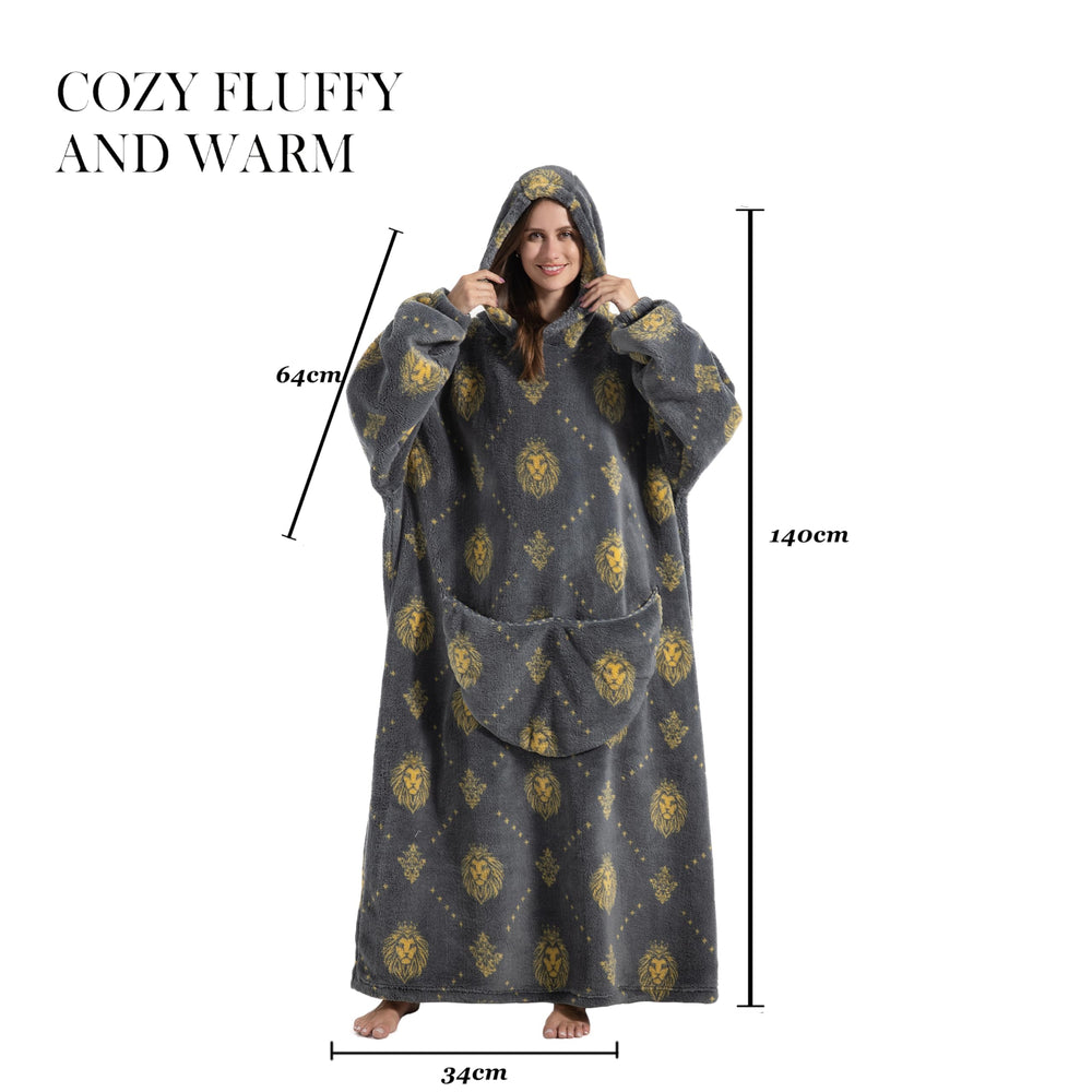 Capecage capuche et manches larges pour protection de la tête et des bras